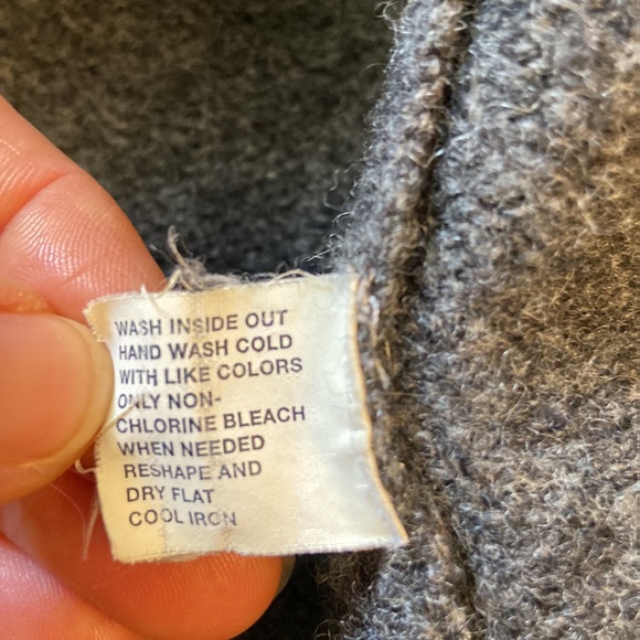 Gap lambs wool zip-up dark grey sweater- Men’s M - Picture 7 of 13